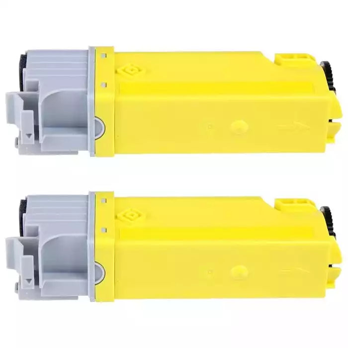 Dell 330-1438 (T108C) Yellow High-Yield Compatible Toner Cartridge 2/Pack Bundle