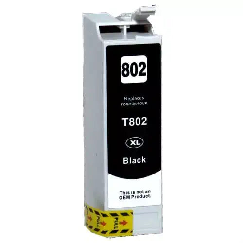 Compatible Epson 802XL Ink Cartridge Black High-Yield (T802XL120)
