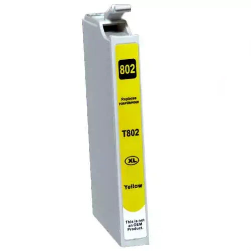 Epson 802XL (T802XL420) Compatible Yellow High-Yield Ink Cartridge