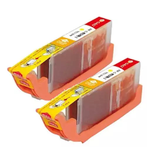 Canon CLI-251XL (6516B001) Compatible Yellow High-Yield Ink Cartridge 2/Pack Bundle