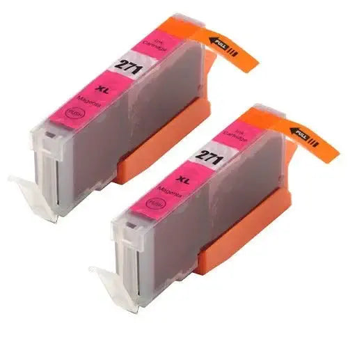 Canon CLI-271XL (0338C001) Compatible Magenta High-Yield Ink Cartridge 2/Pack Bundle