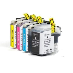 Brother LC10E Compatible Extra High-Yield Ink Cartridge 4 Pack Bundle