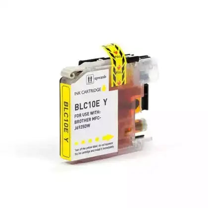 Brother LC10EY Compatible Yellow High-Yield Ink Cartridge
