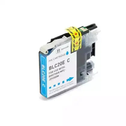 Brother LC20EC Compatible Cyan High-Yield Ink Cartridge