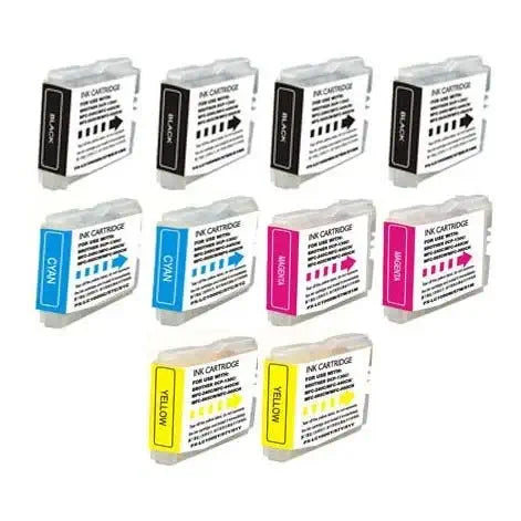 Brother LC51 Compatible Ink Cartridge 10-Cartridge Bundle Pack