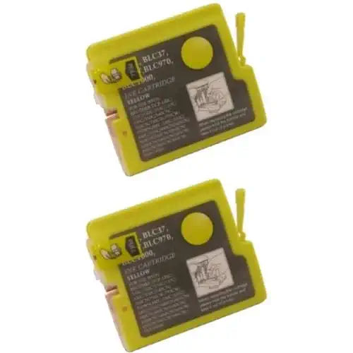 Brother LC51Y Compatible Yellow Ink Cartridge 2/Pack Bundle