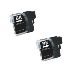 Compatible Brother LC61BK Black Ink Cartridge 2/Pack Bundle