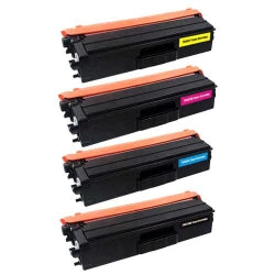 Compatible Brother TN433 Toner Cartridge High-Yield 4 Pack Bundle