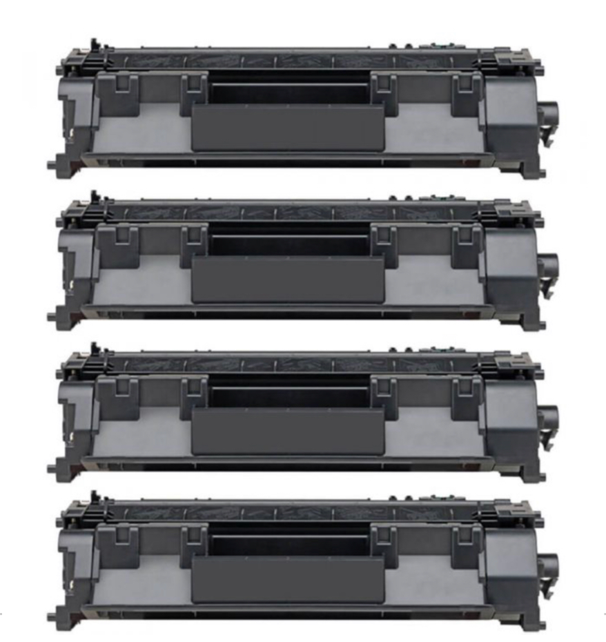 HP 05A (CE505A) Black Compatible Toner Cartridge 4 Pack Bundle