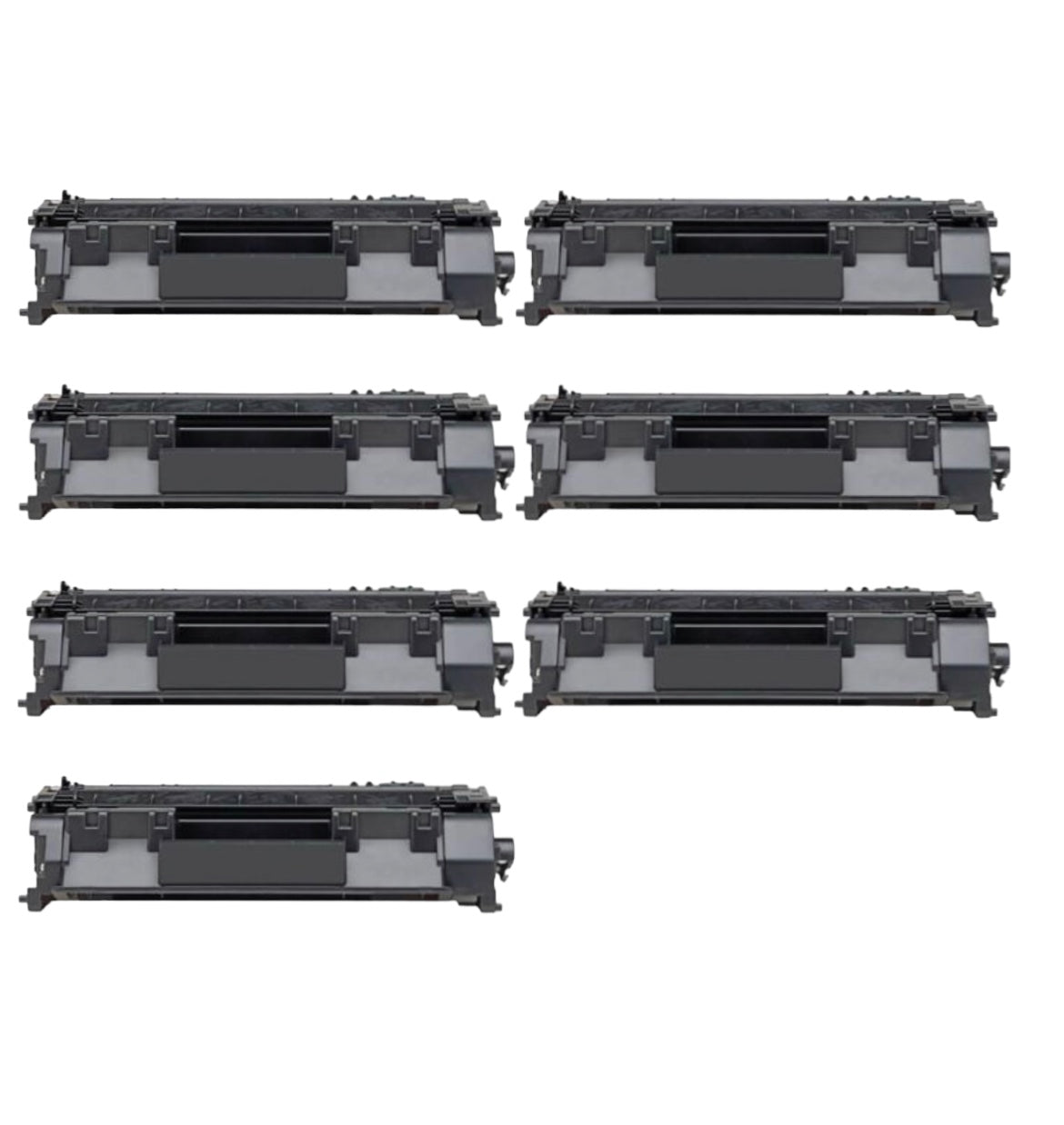 HP 05A LaserJet (CE505A) Black Compatible Toner Cartridge 7 Pack Bundle