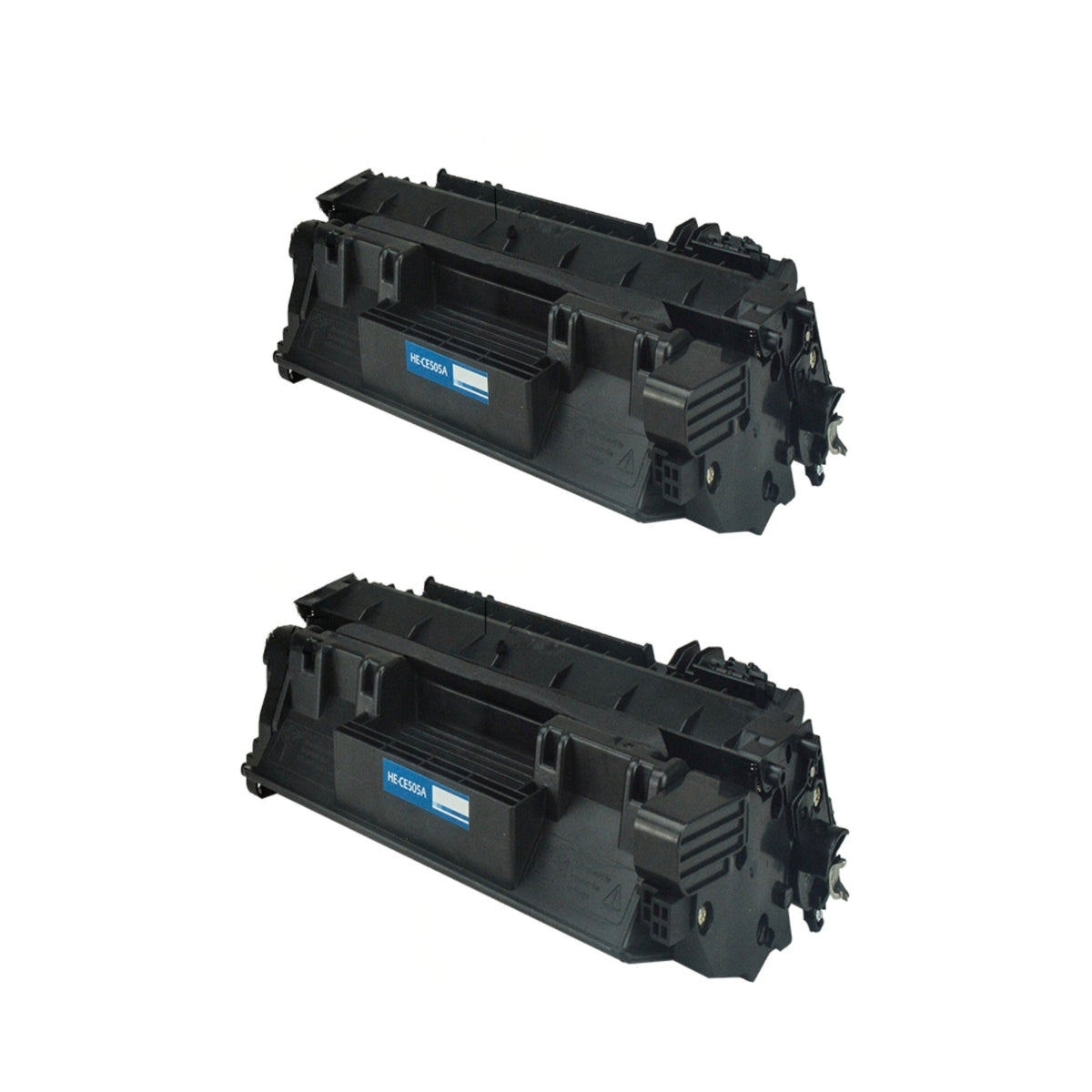 Compatible HP 05A (CE505A) Black Toner Cartridge 2 Pack Bundle