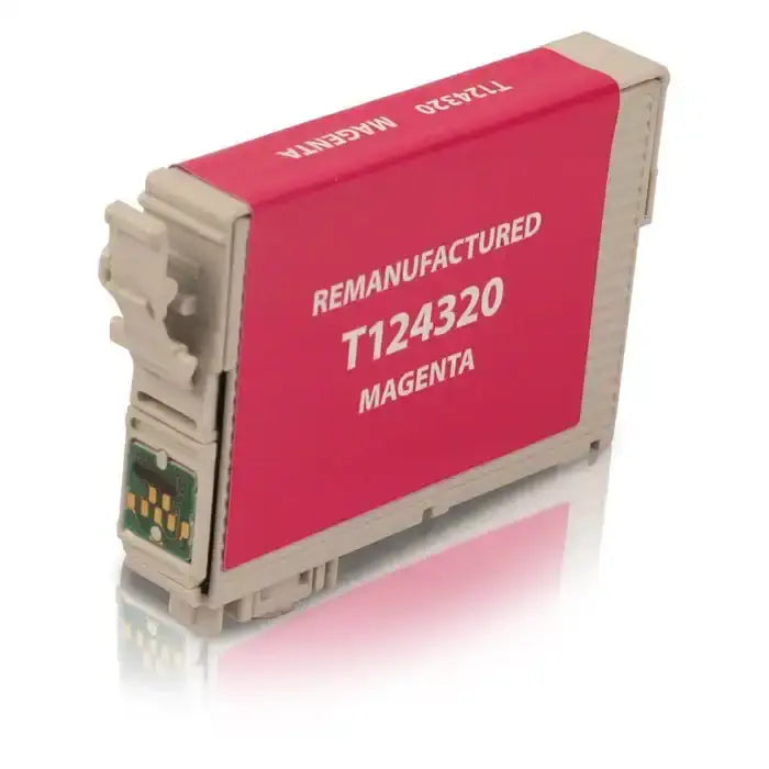Epson 124 (T124320) Compatible Magenta Moderate Yield Ink Cartridge