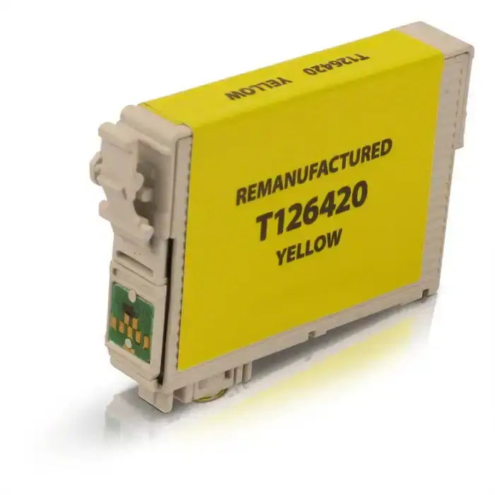 Epson 126 (T126420) Compatible Yellow High-Yield Ink Cartridge