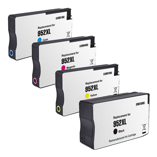 HP 952XL Compatible High Yield Ink Cartridge 4 Pack Bundle