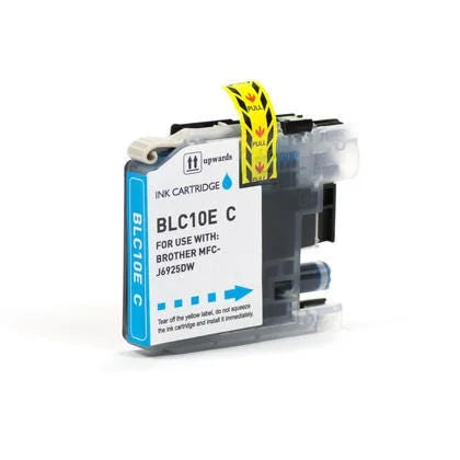 Brother LC10EC Compatible Cyan High-Yield Ink Cartridge
