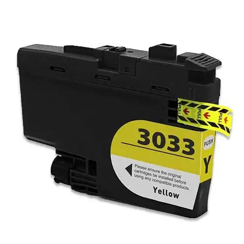 Brother LC3033Y Compatible Yellow Super High-Yield Ink Cartridge