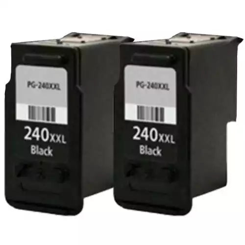 Canon PG-240XXL Black (5204B001) Compatible Extra High Yield Ink Cartridge 2/Pack Bundle