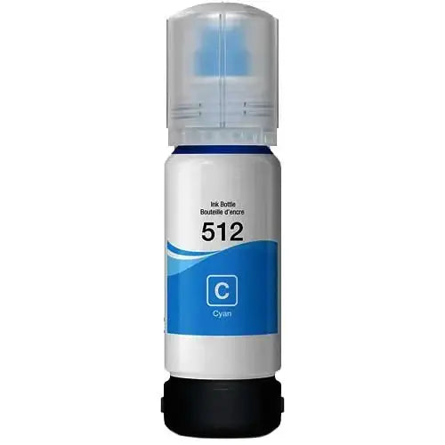 Epson T512 (T512220-S) Compatible Cyan Ink Bottle