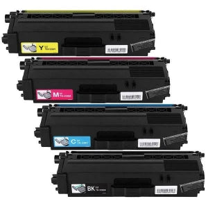 Compatible Brother TN336 Toner Cartridge High-Yield 4 Pack Bundle (Replaces TN331)