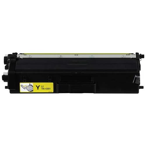 Brother TN436Y Compatible Yellow Super High-Yield Toner Cartridge