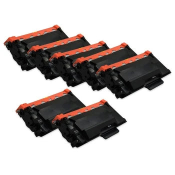 Brother TN850 (Replaces TN820) Black Compatible Toner Cartridge High-Yield 7 Pack Bundle